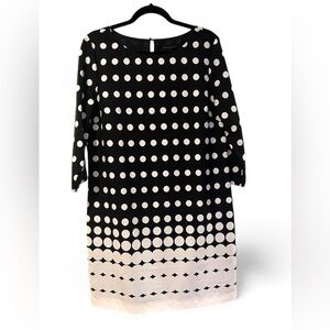 Banana Republic Black and White Polka Dot Dress